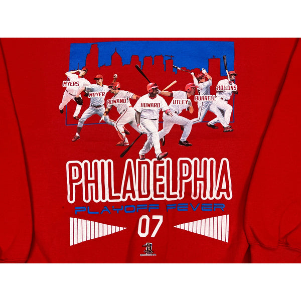 (2007) Philadelphia Phillies MLB Playoff Fever Players Crewneck