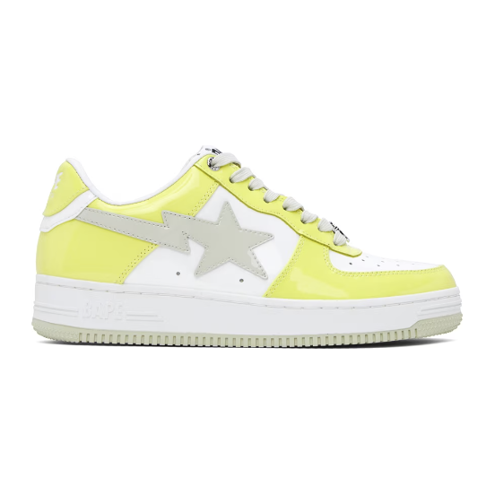 SSENSE Exclusive BAPE STA Sneakers 'Yellow/Beige'