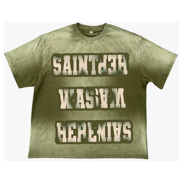 Saint Vanity Saint Was Here Tee 'Green'