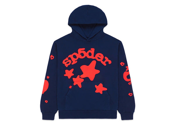 Sp5der Beluga Hoodie Navy