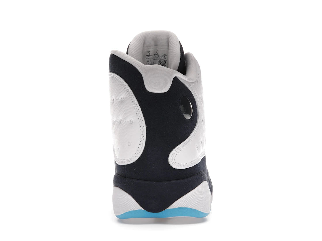 823520 Air Jordan 13 Retro Obsidian Powder Blue White