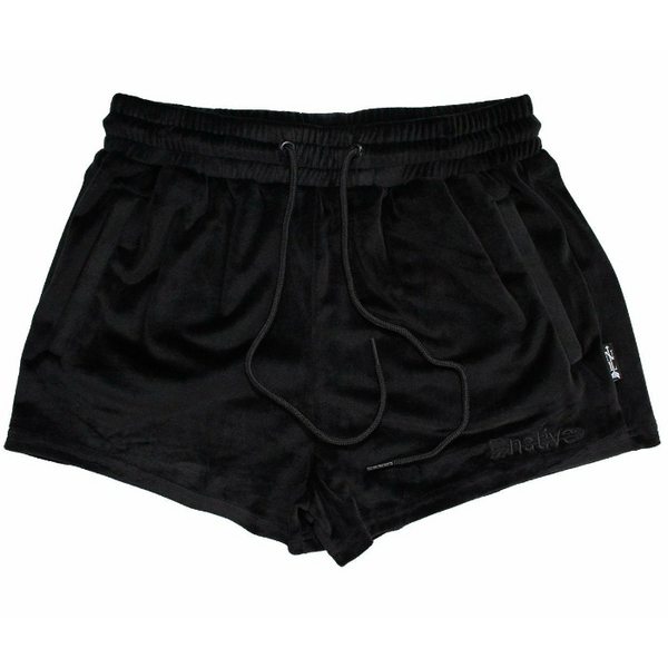 Native Velour Shorties 'Blackout'