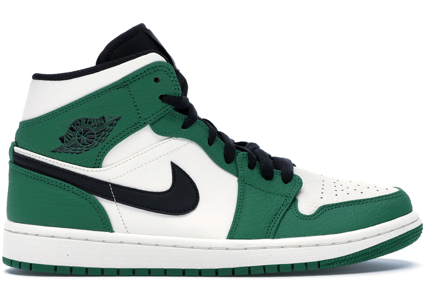 387756 Jordan 1 Mid Pine Green