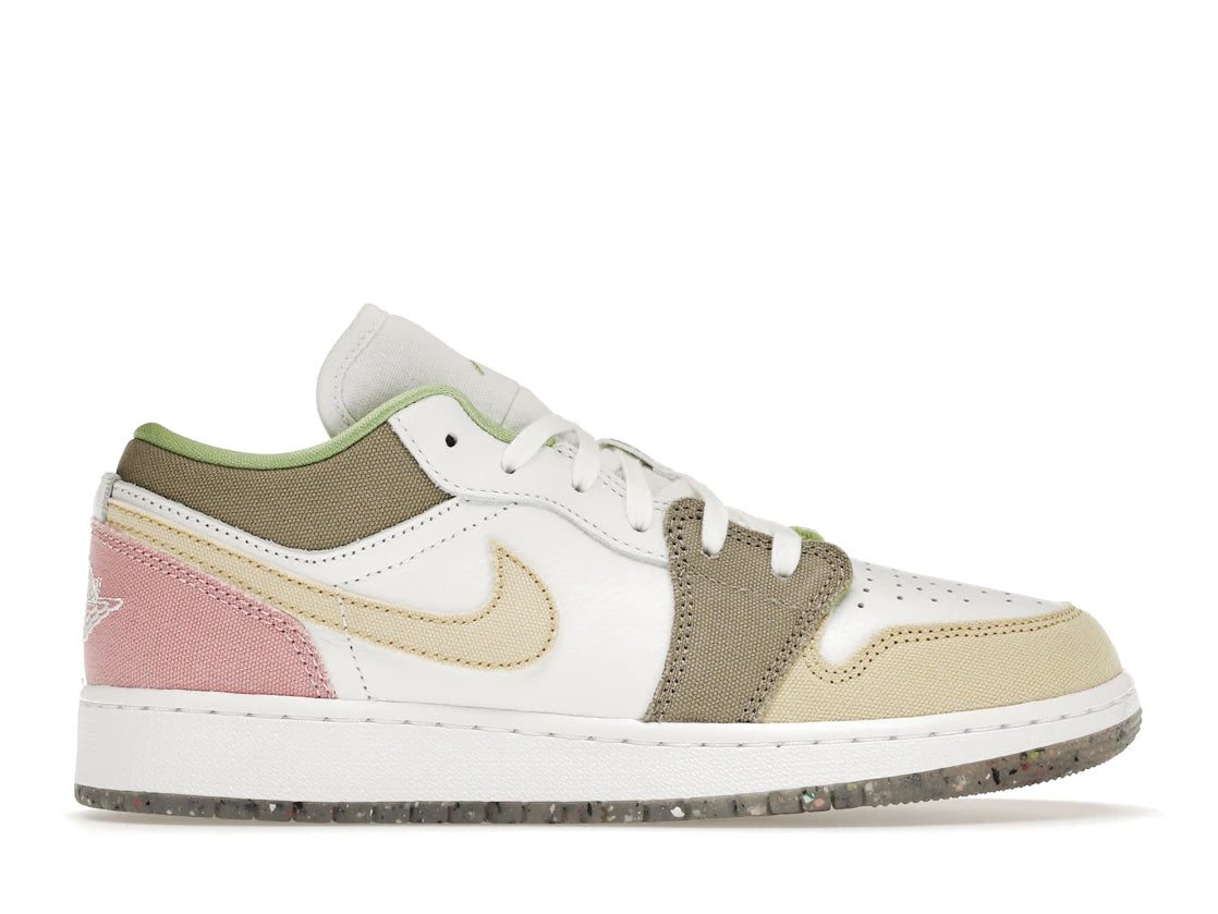 SP16634 Jordan 1 Low Pastel Grind Vivid Green (GS)