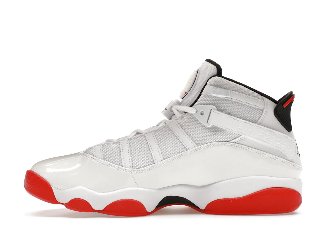 718505 Jordan 6 Rings White University Red Black