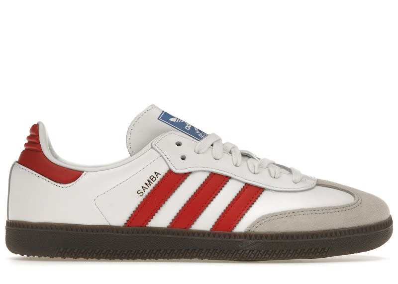 SP5589 adidas Samba OG White Better Scarlet