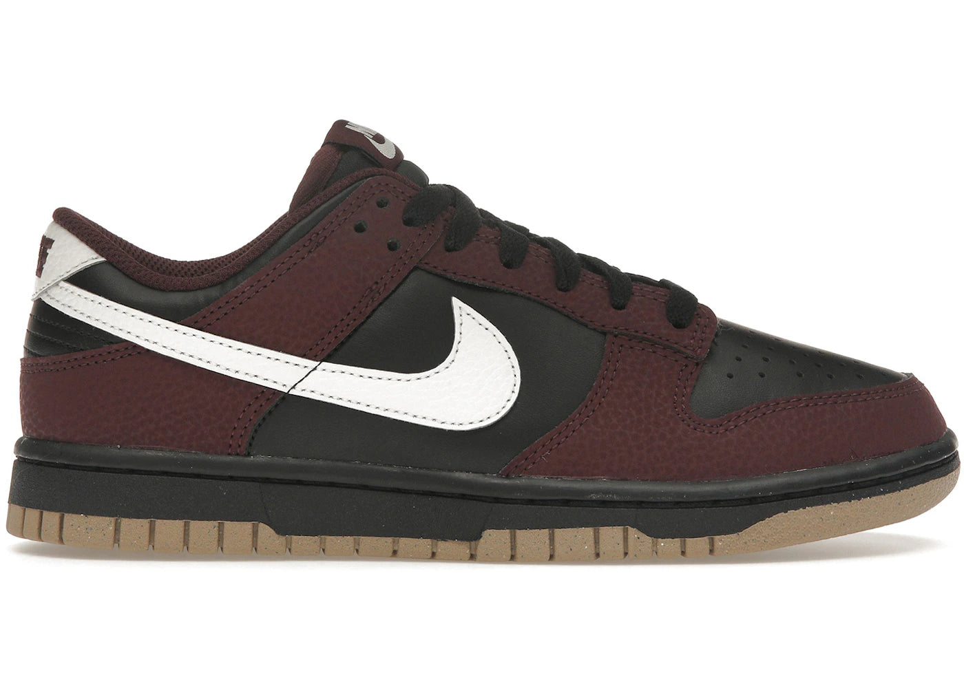 511467 Nike Dunk Low Next Nature Burgundy Crush Black (Women's)