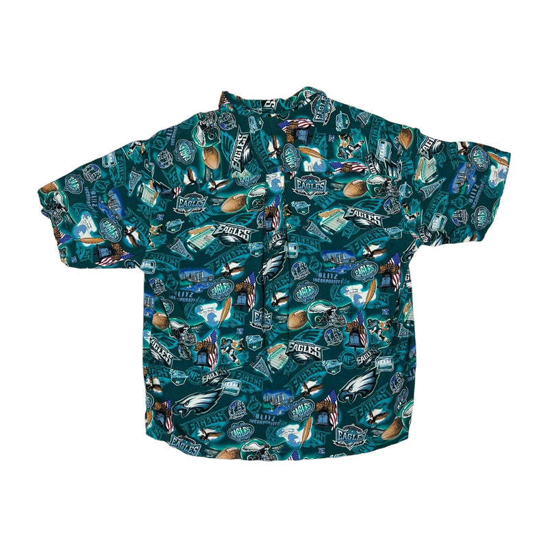 (00s) Philadelphia Eagles NFL Football Hawaiin Shirt