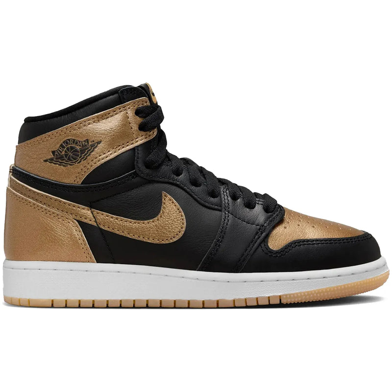 Jordan 1 Retro High OG Black Metallic Gold (GS)