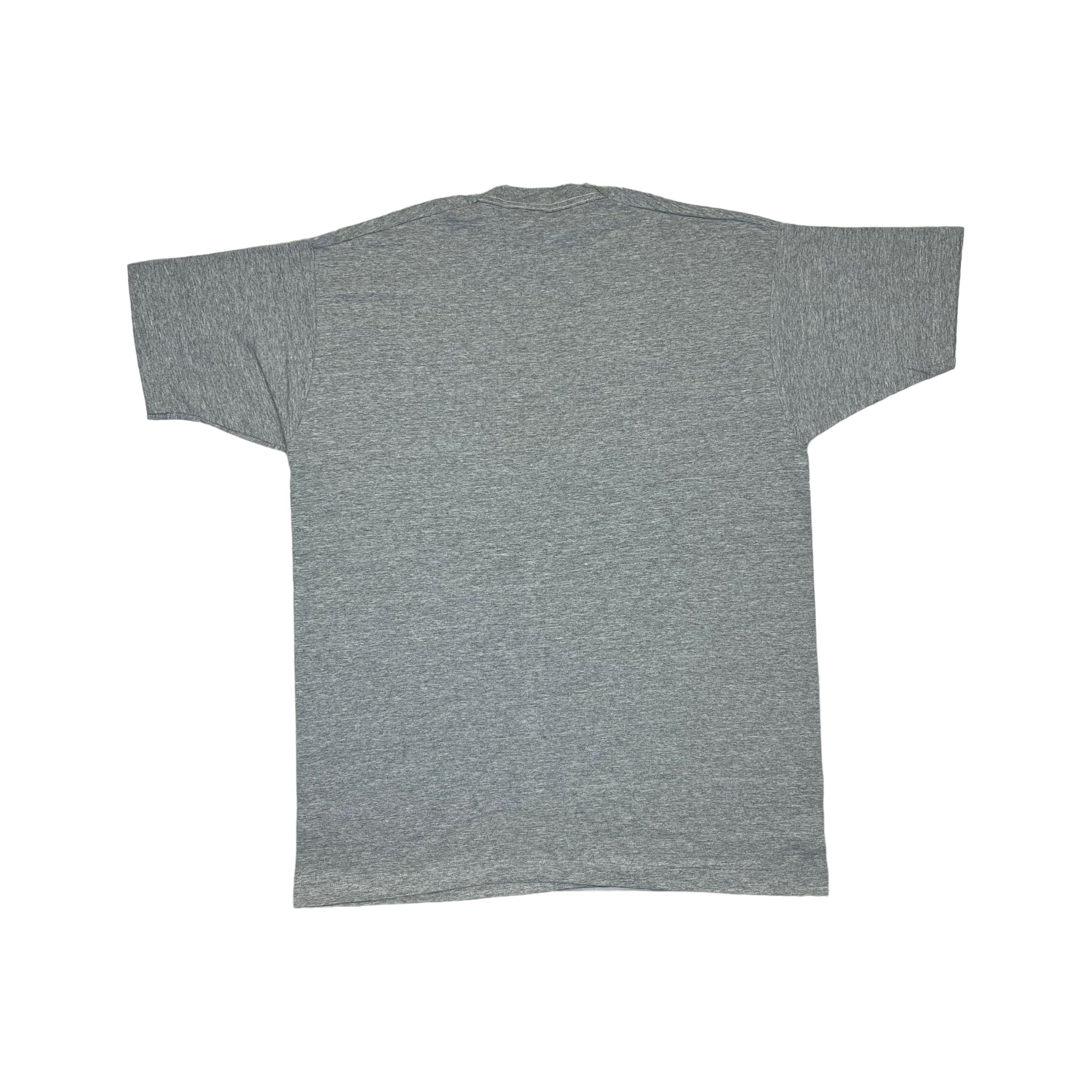 269492 (90s) Polo Ralph Lauren Embroidered Bootleg Gray T-Shirt