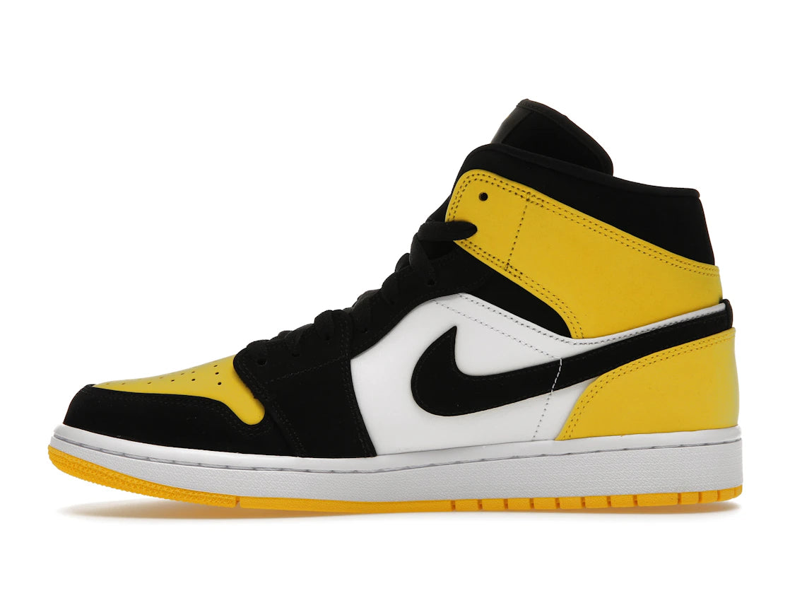 759495 Jordan 1 Mid Yellow Toe Black