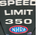 (90s) NHRA Winston Drag Racing Speed Limit Blur Crewneck