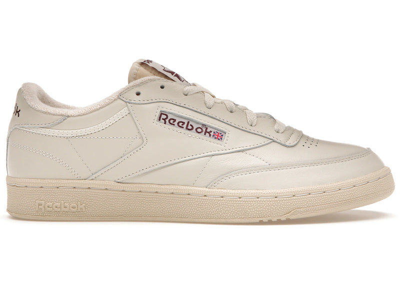 Reebok Club C 85 Chalk Alabaster Maroon