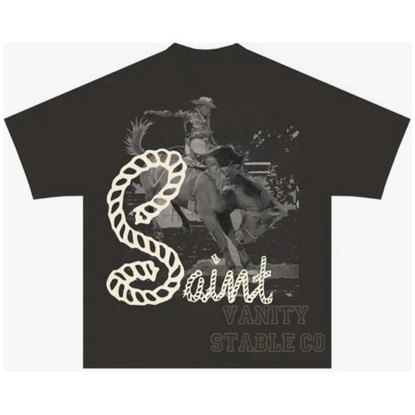 Saint Vanity Stable Tee 'Faded Black'