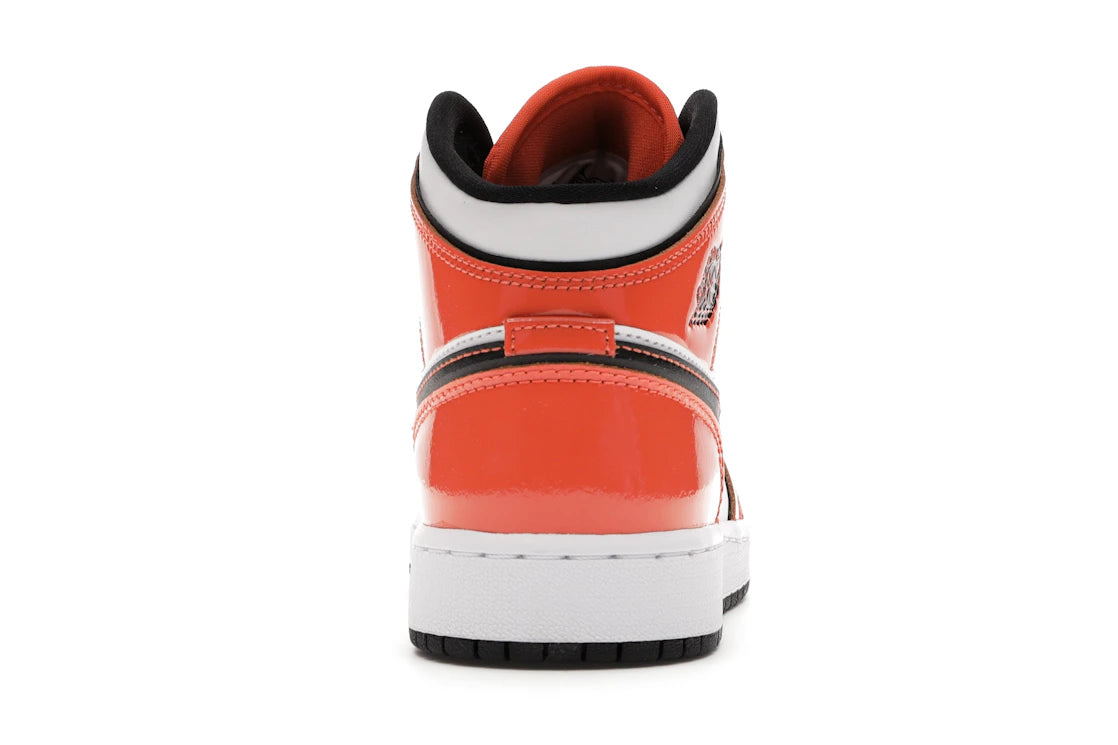 339791 Air Jordan 1 Mid SE GS 'Turf Orange'