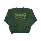 (90s) Green Bay Packers Logo Athletic Embroidered NFL Crewneck