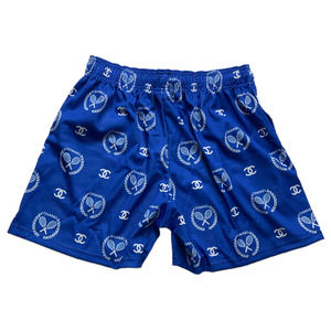 272710 Bravest Studio Chanel Tennis Shorts Blue