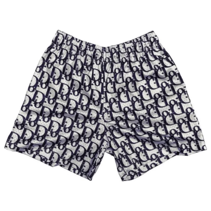 SP13401 Bravest Studios Dior Oblique Shorts 'Navy/White'