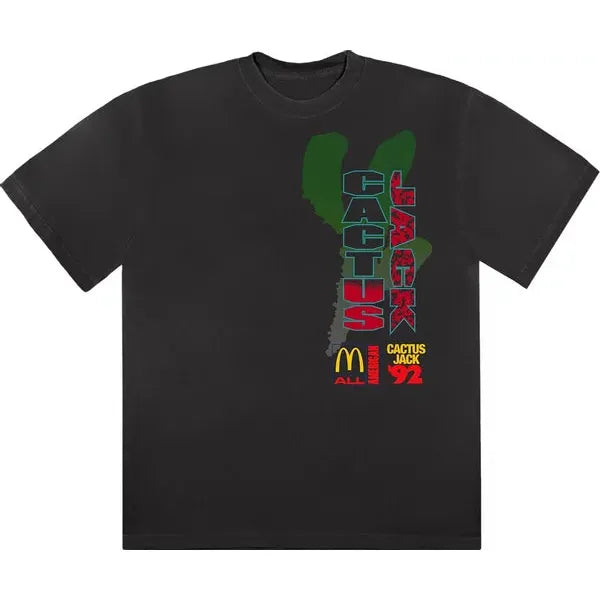 Cactus Jack by Travis Scott x McDonald's All American '92 T-Shirt 'Black'