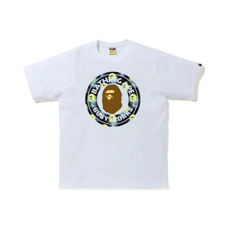 Bape Storm Busy Works Tee White/Black