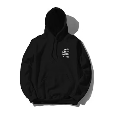 Anti Social Social Club Kkoch Hoodie 'Black'