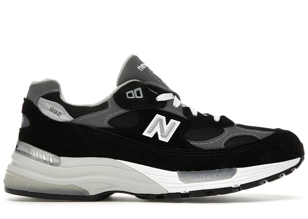 New Balance 992 Black Grey Suede