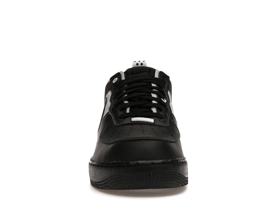 800438 Nike Air Force 1 Low React Black White