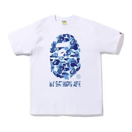 BAPE ABC Camo By Bathing Ape Tee 'White/Blue'