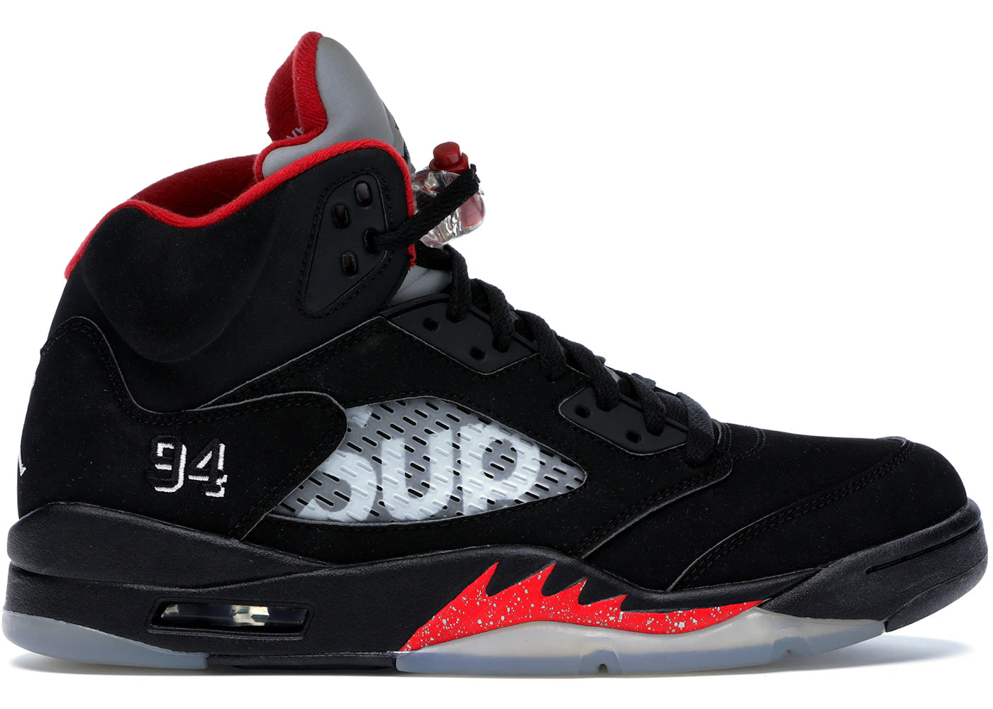 SP10098 Jordan 5 Retro Supreme Black
