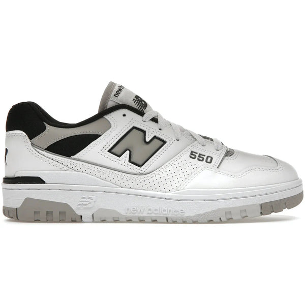 New Balance 550 White Concrete Black