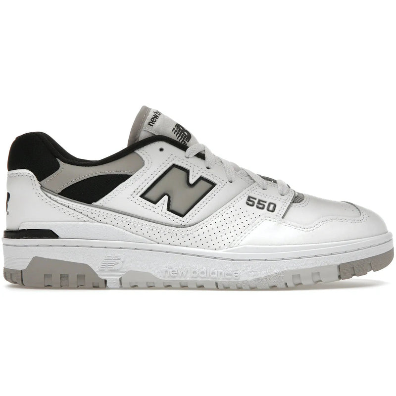 New Balance 550 White Concrete Black