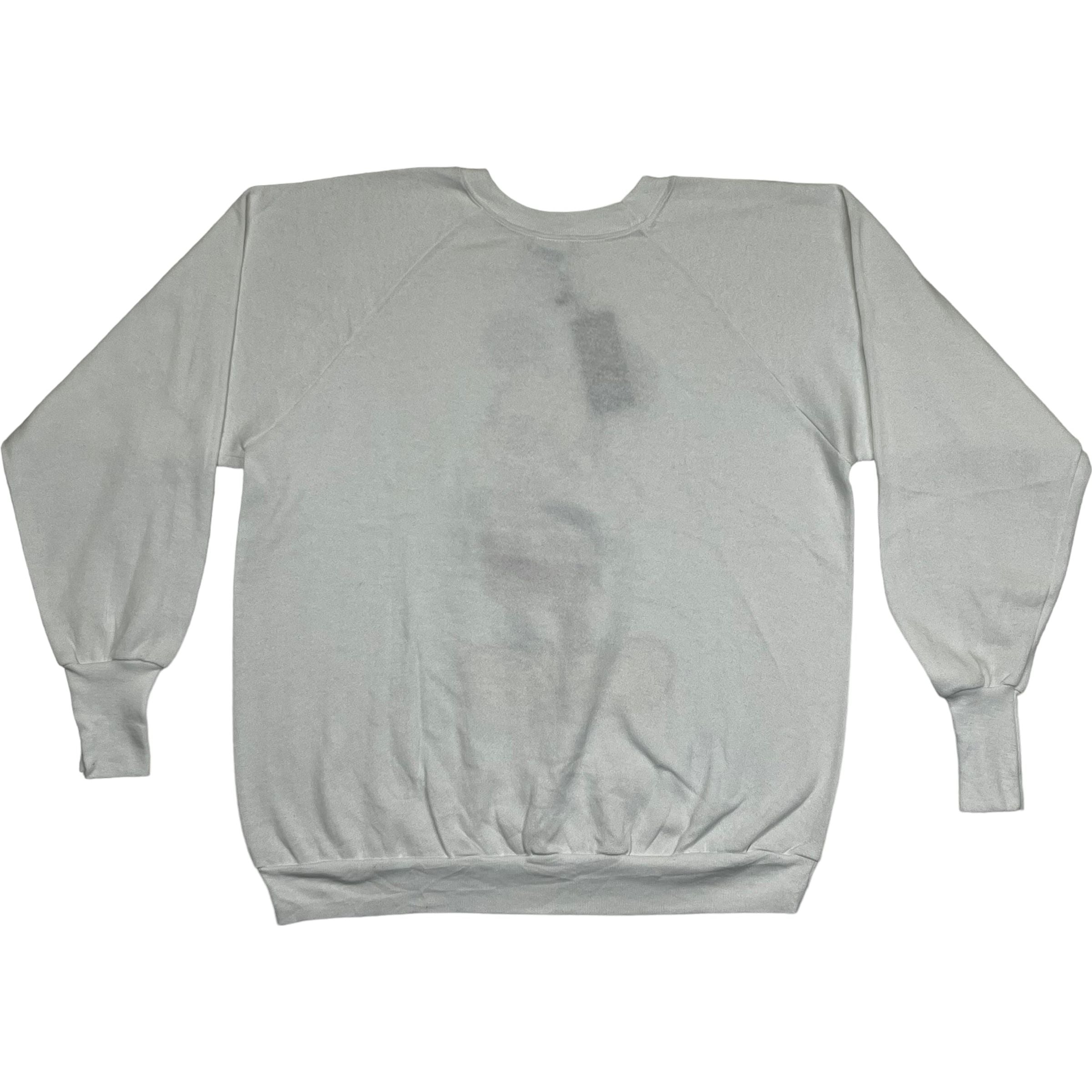 275712 (80s) Mickey Mouse Disney Cartoon White Crewneck