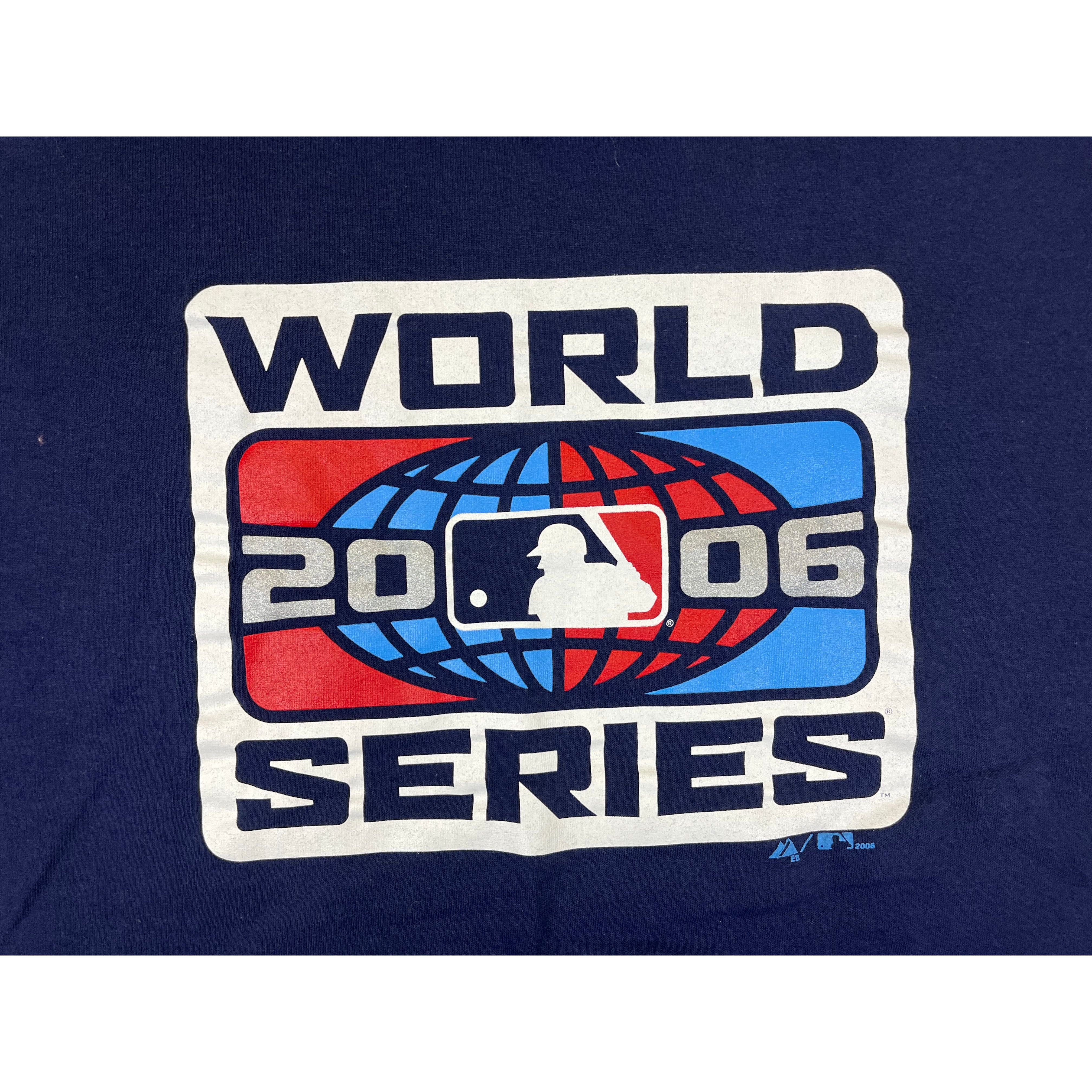 272917 (2006) MLB World Series Chest Logo T-Shirt w/ Tags