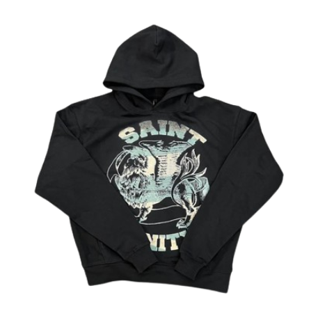 Saint Vanity Hoodie 'Black/Teal'