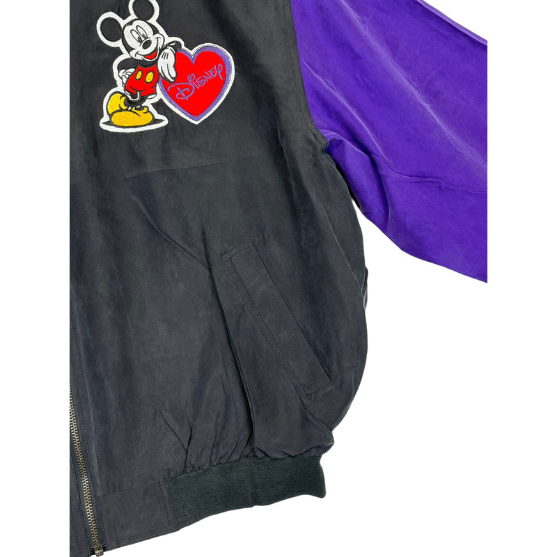 (90s) Disney JH Silk Mickey & Characters Jacket