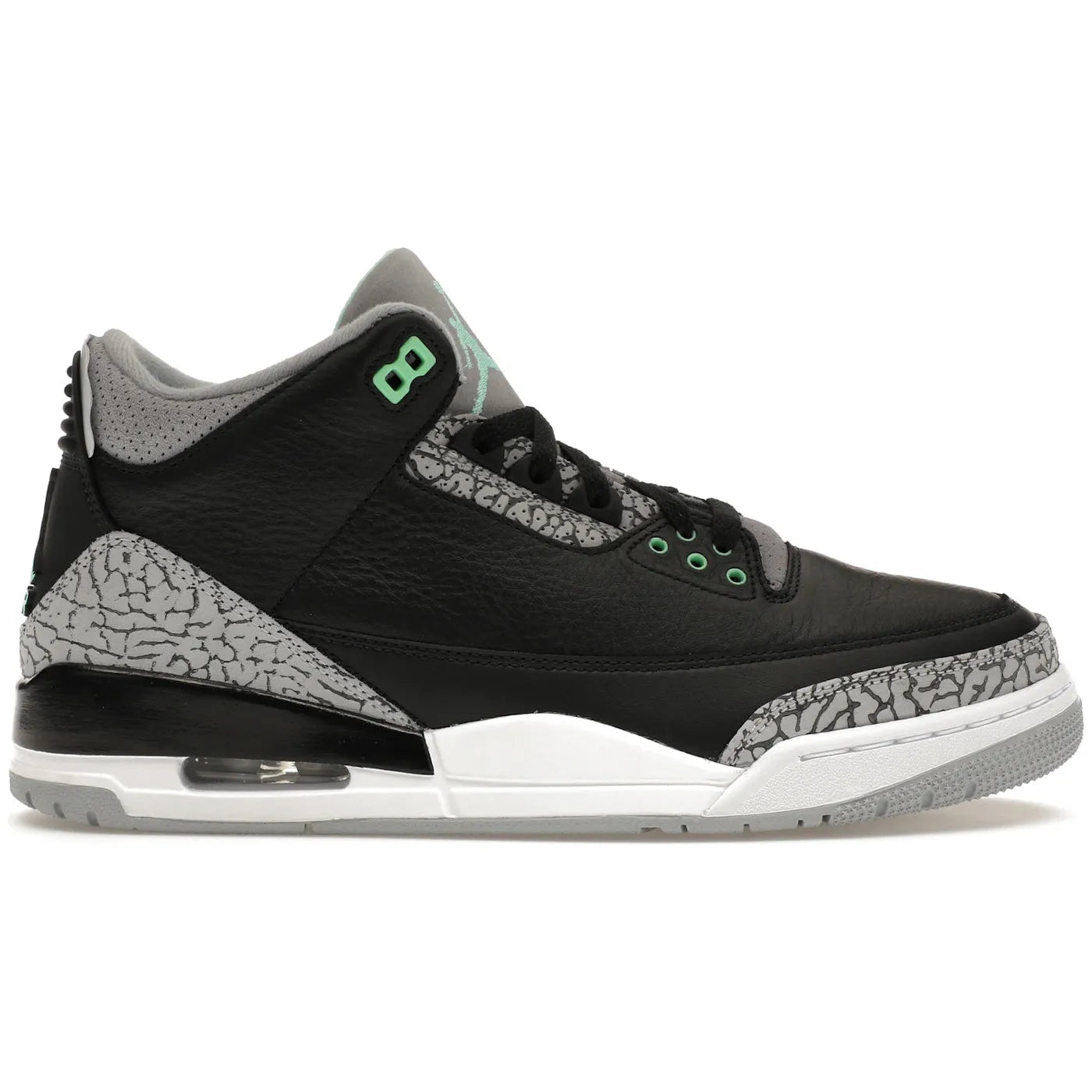 331144 Jordan 3 Retro Green Glow