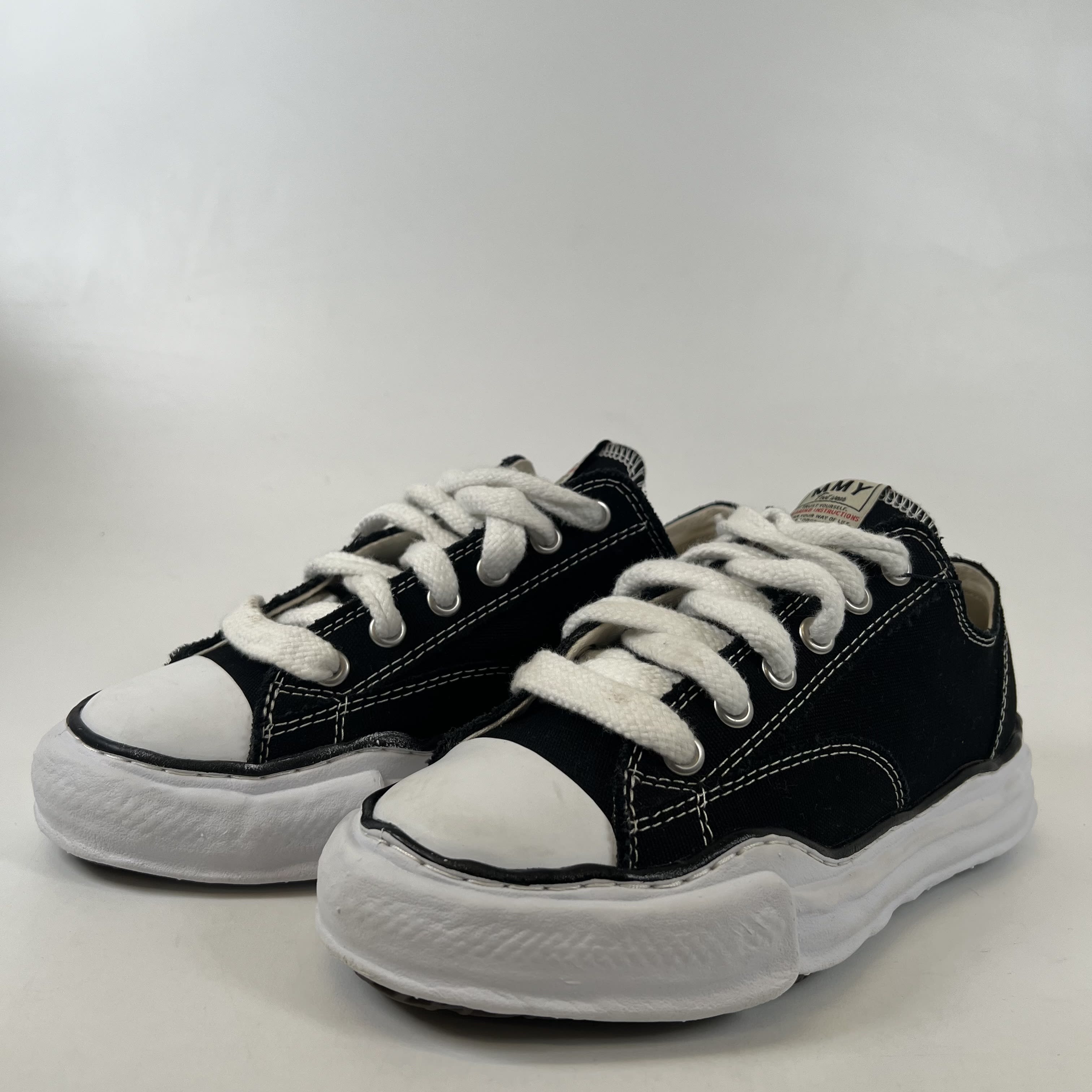 [SP14930] Maison Mihara Yasuhiro Peterson OG Sole Canvas Low Black