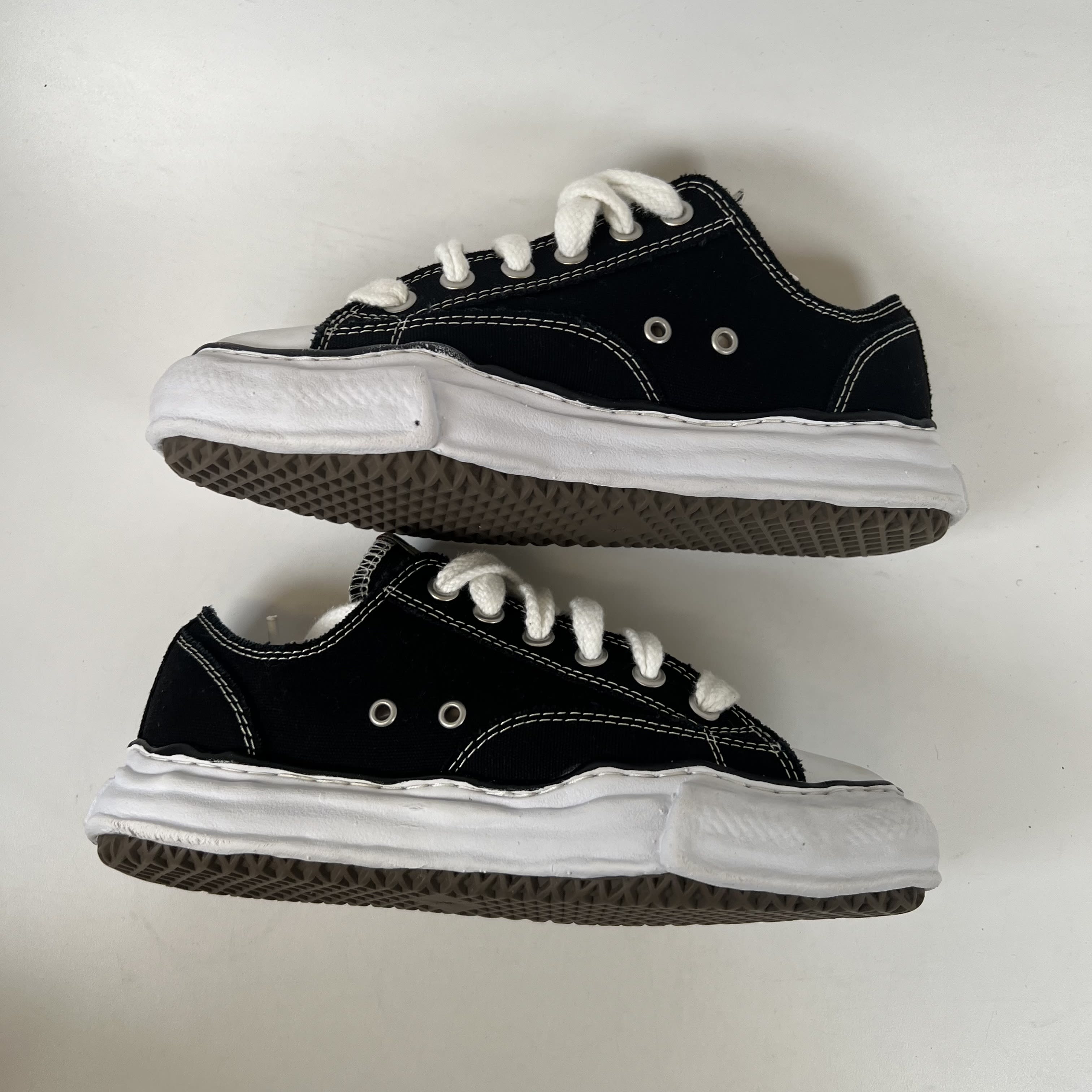 [SP14930] Maison Mihara Yasuhiro Peterson OG Sole Canvas Low Black