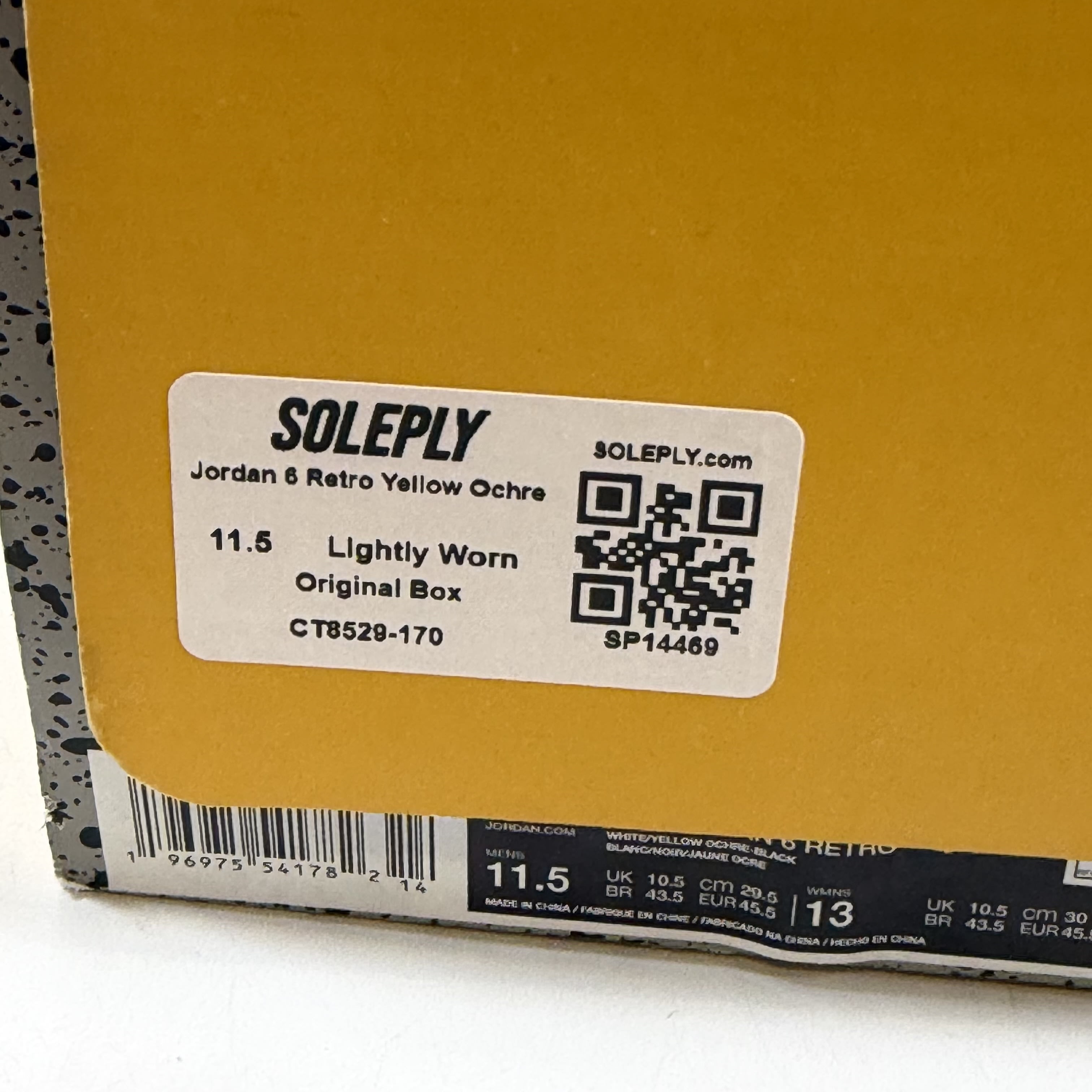 [SP14469] Jordan 6 Retro Yellow Ochre