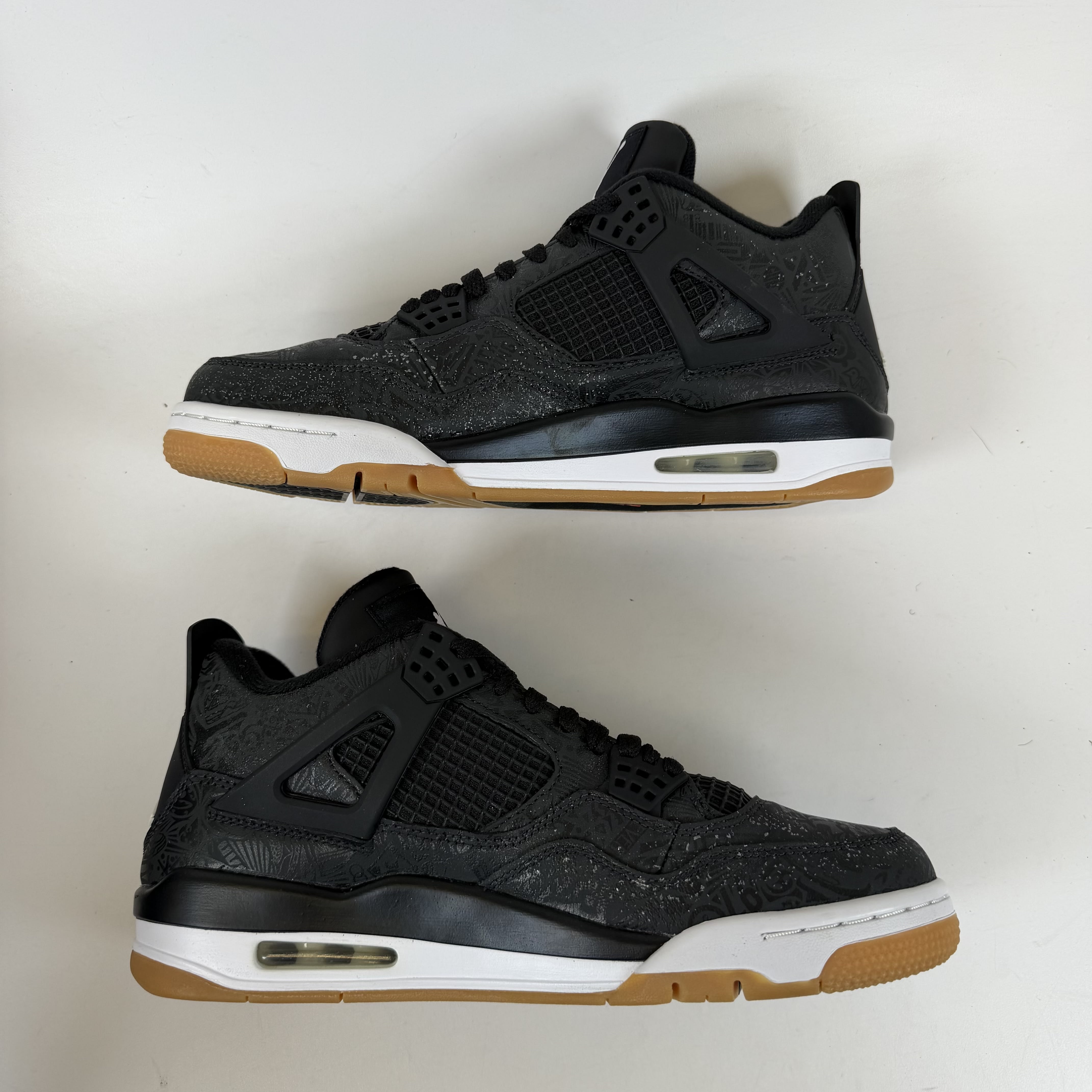 [SP9016] Jordan 4 Retro Laser Black Gum