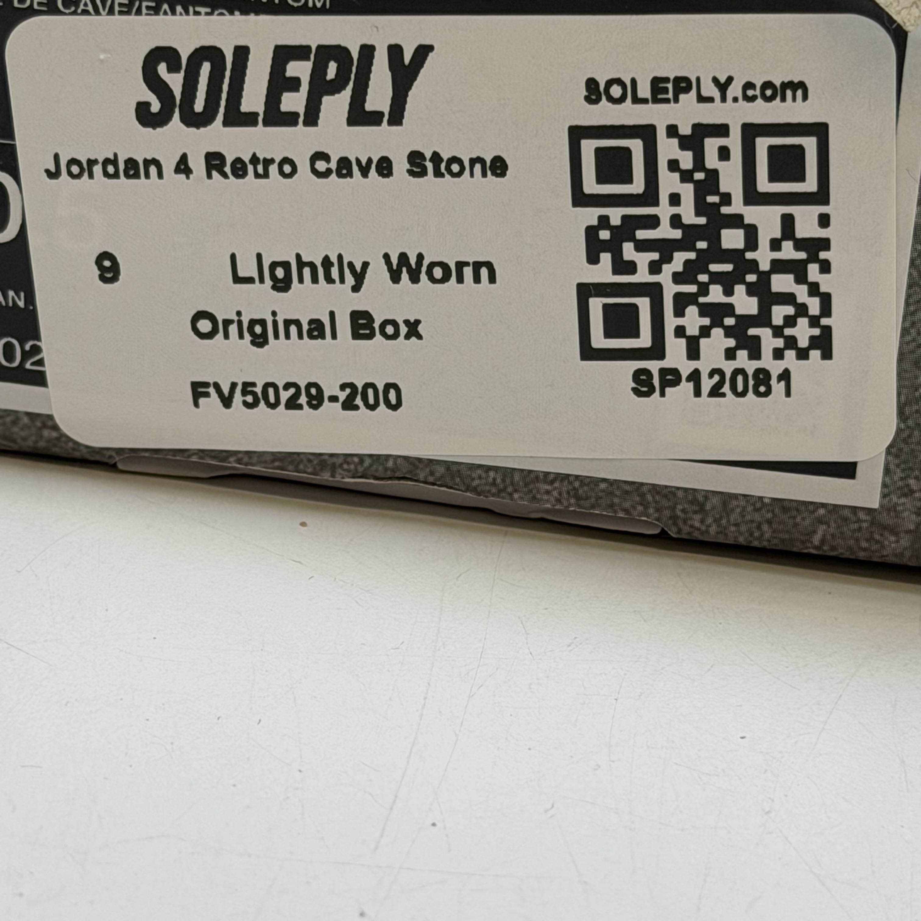 [SP12081] Jordan 4 Retro Cave Stone