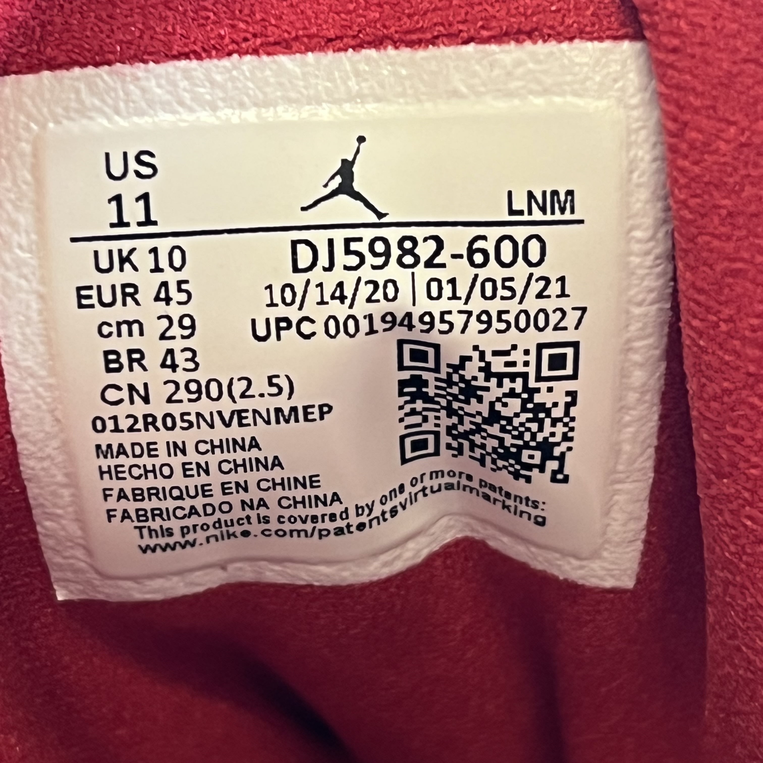 [SP15957] Jordan 13 Retro Gym Red Flint Grey
