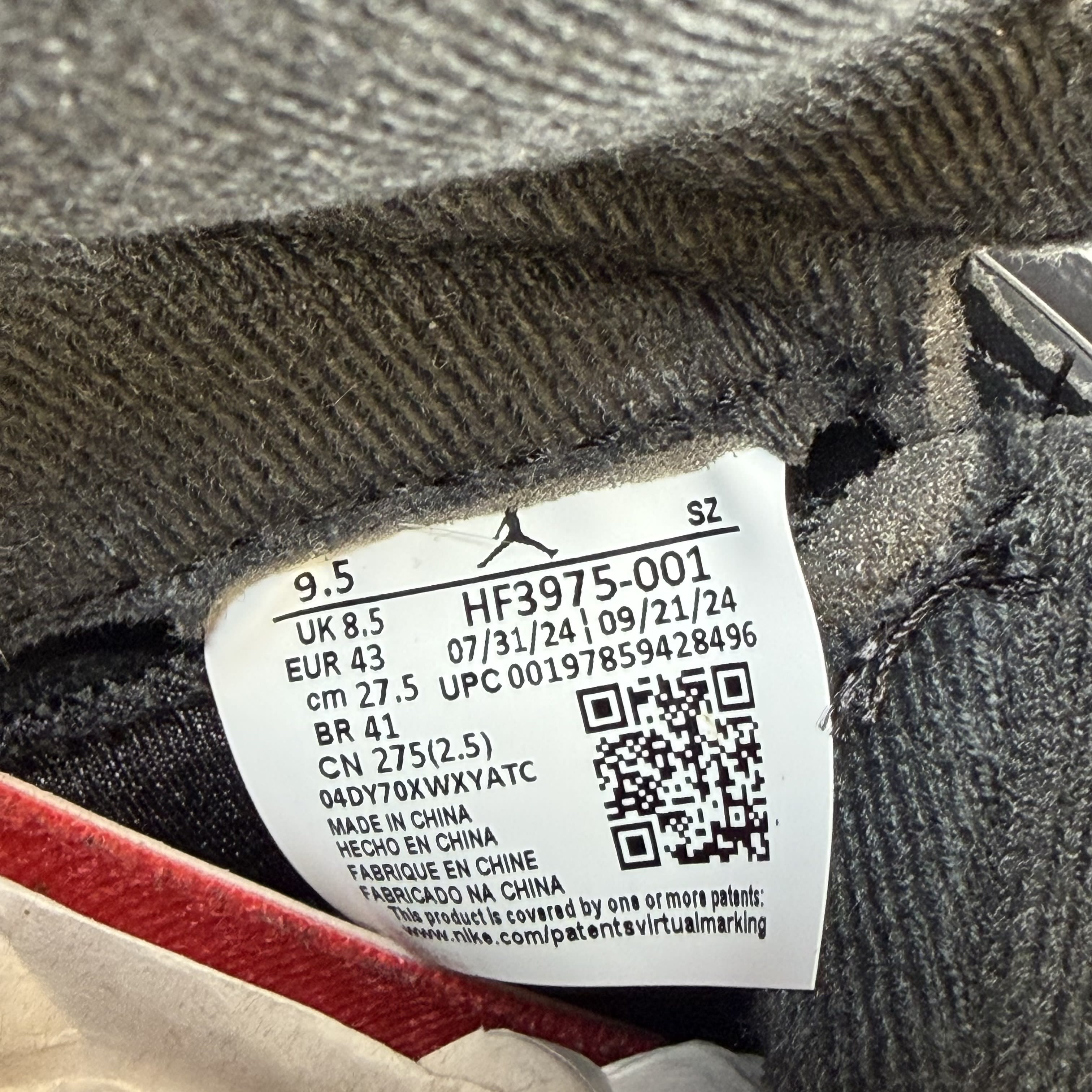 [SP11791] Jordan 5 Retro OG Black Metallic Reimagined