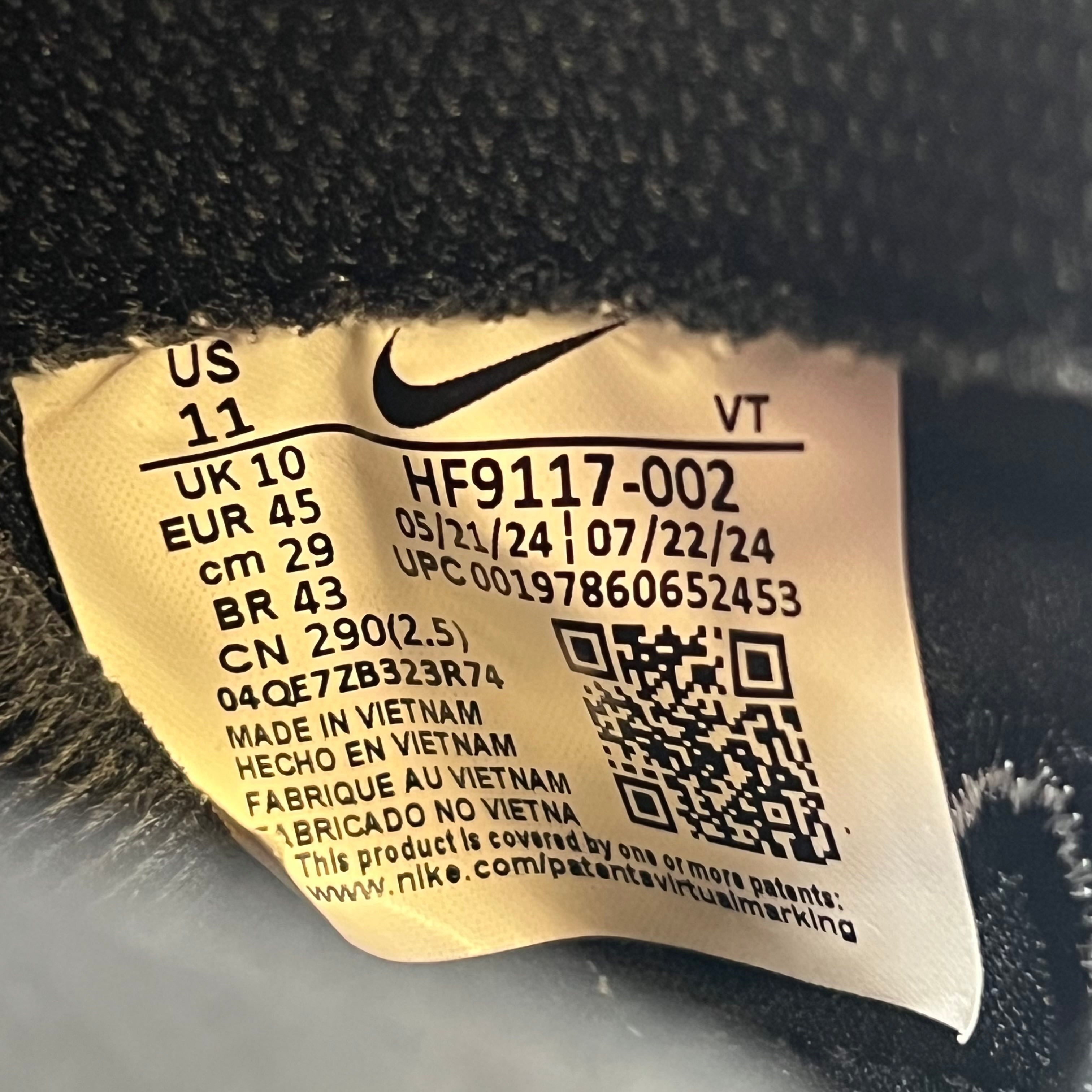 [SP14970] Nike Air Zoom Spiridon Black Metallic Silver