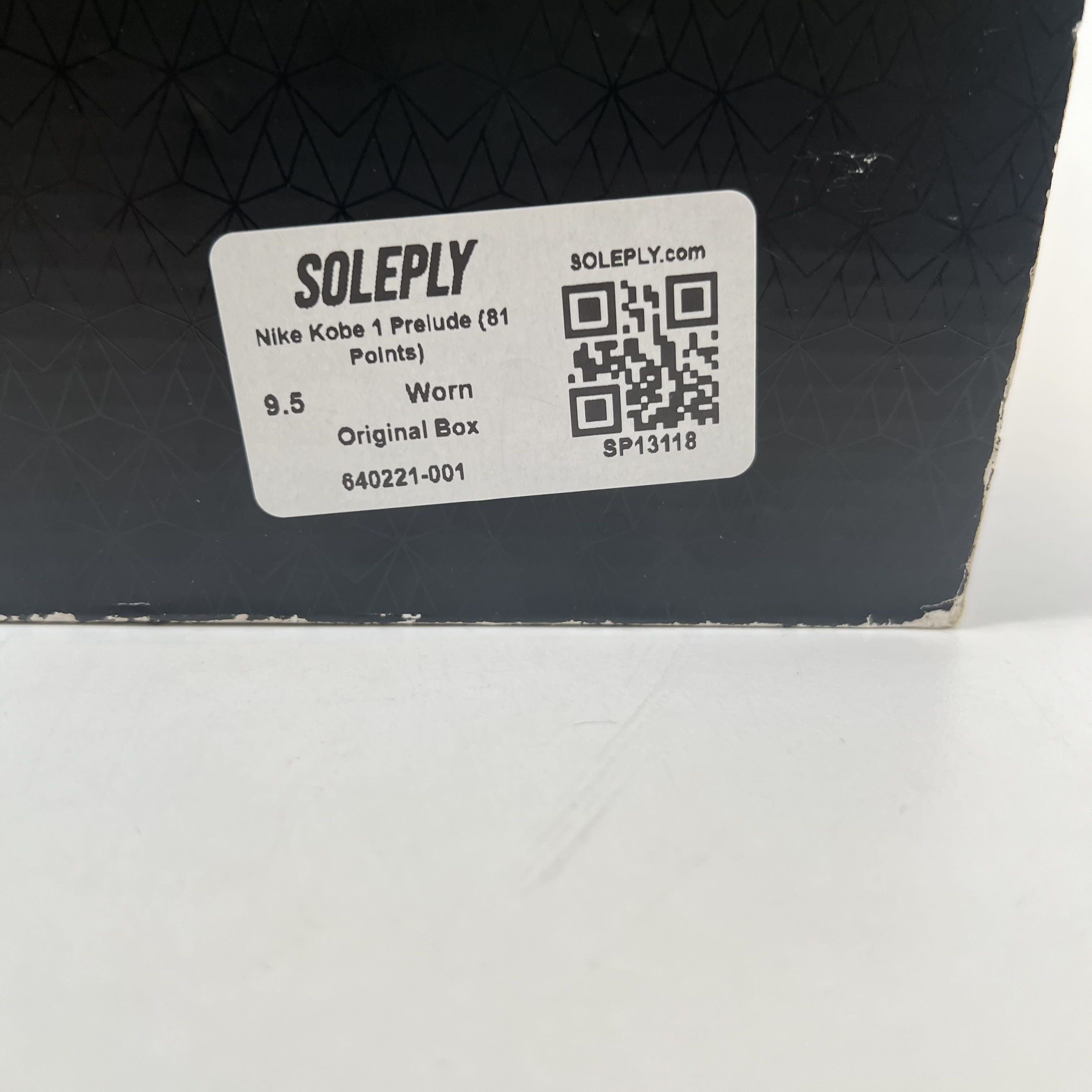 [SP13118] Nike Kobe 1 Prelude (81 Points)