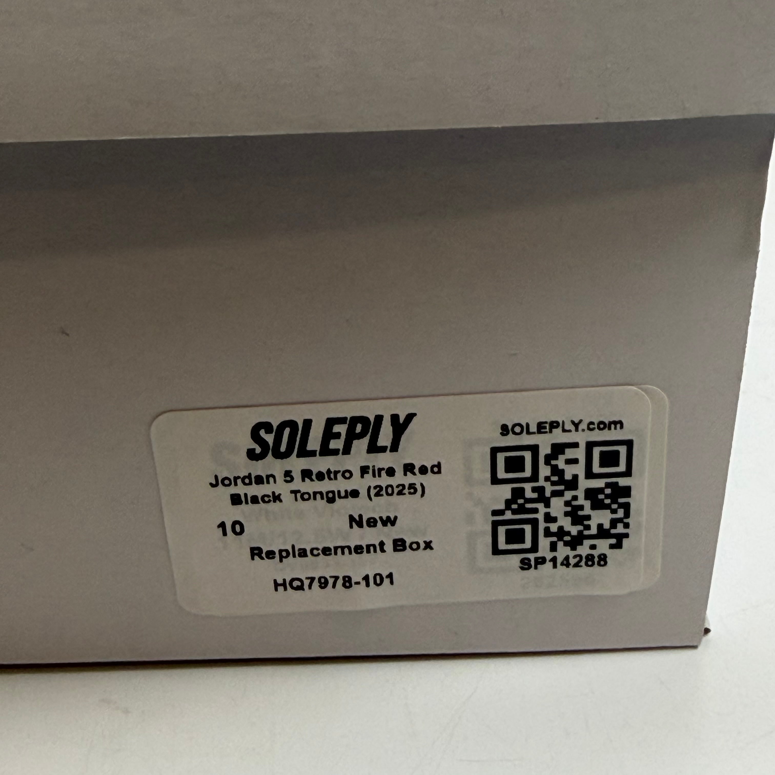 [SP14288] Jordan 5 Retro Fire Red Black Tongue (2025)