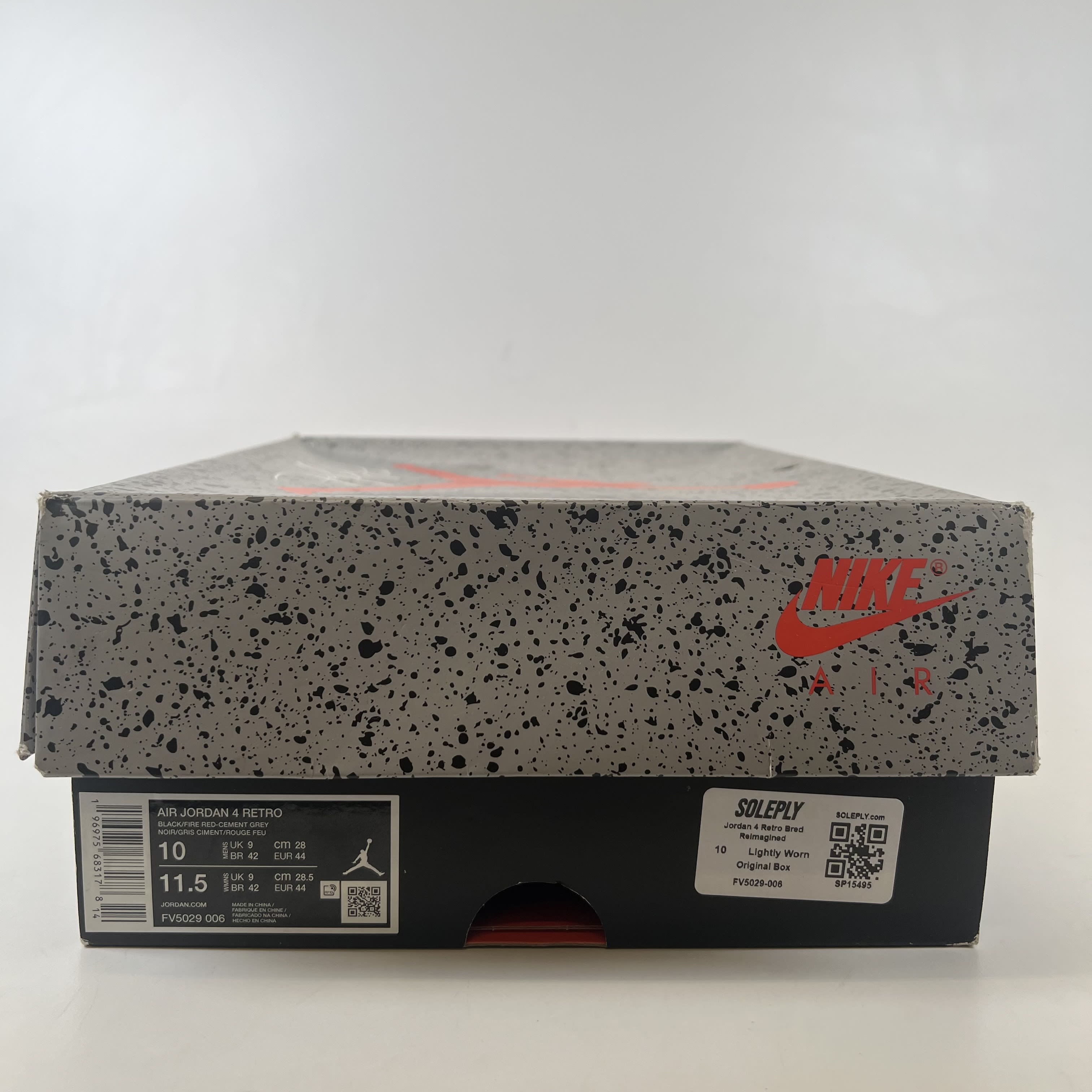 [SP15495] Jordan 4 Retro Bred Reimagined
