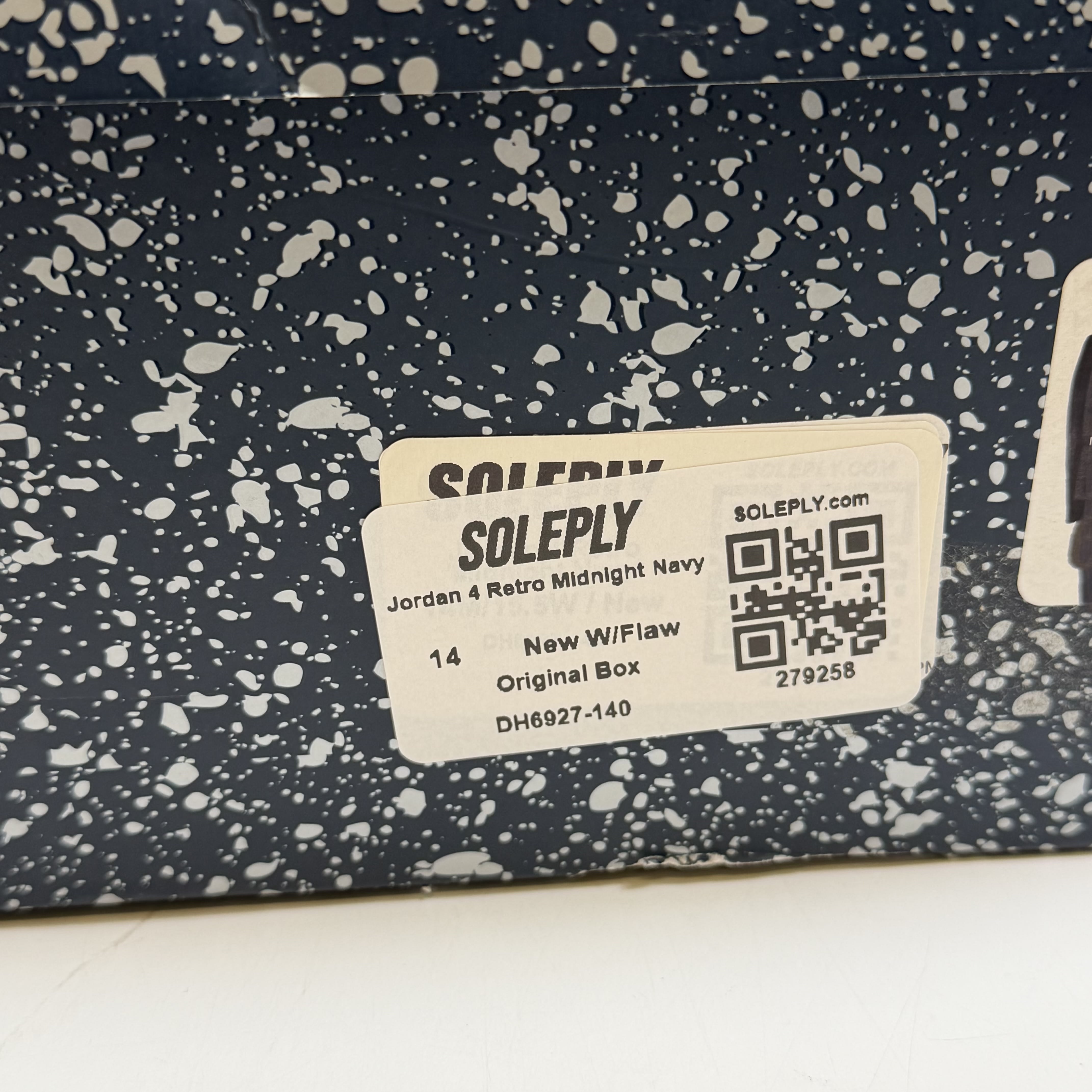 [279258] Jordan 4 Retro Midnight Navy
