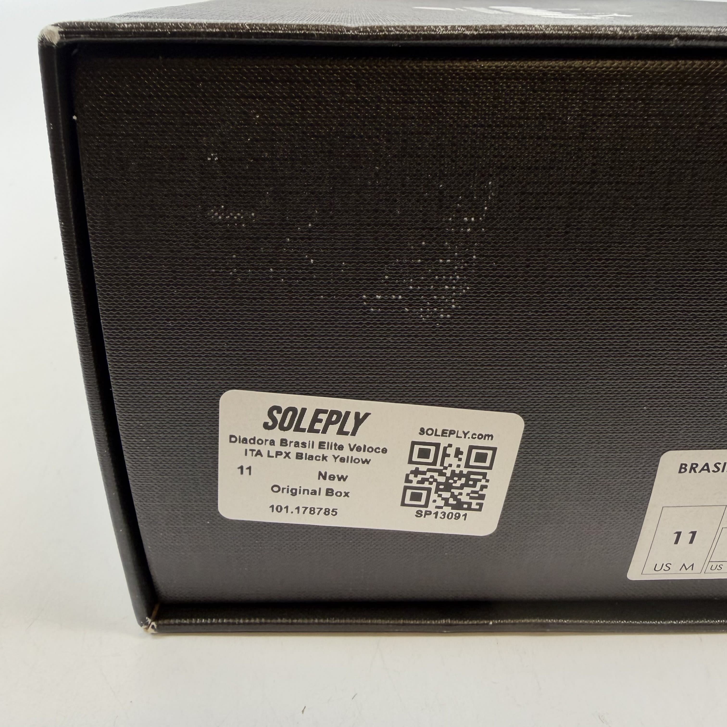 [SP13091] Diadora Brasil Elite Veloce ITA LPX Black Yellow