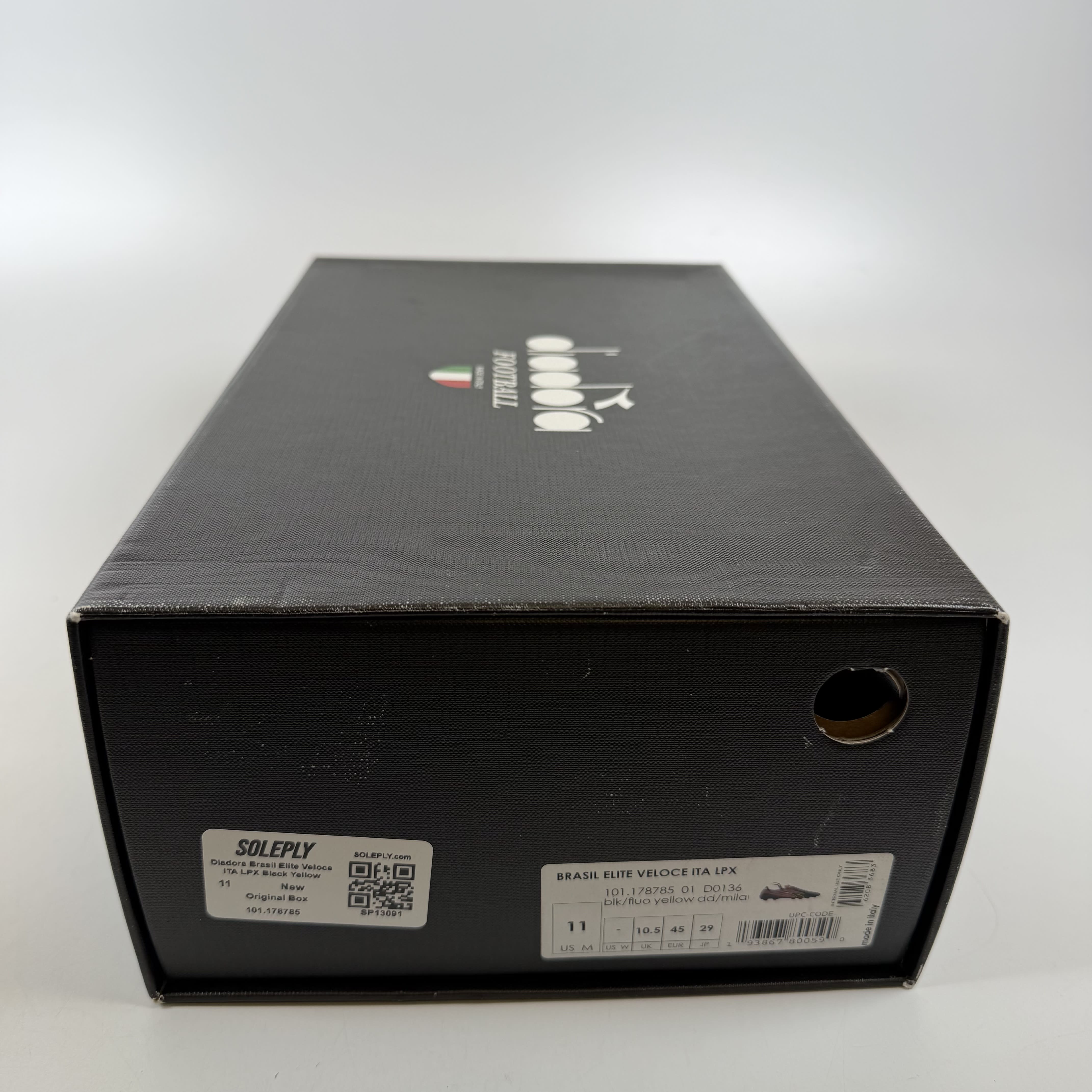 [SP13091] Diadora Brasil Elite Veloce ITA LPX Black Yellow